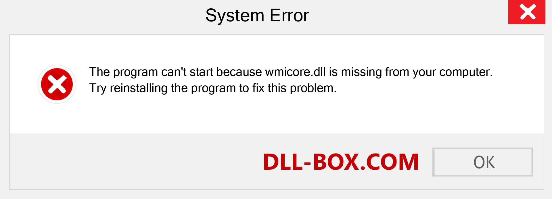  wmicore.dll file is missing?. Download for Windows 7, 8, 10 - Fix  wmicore dll Missing Error on Windows, photos, images
